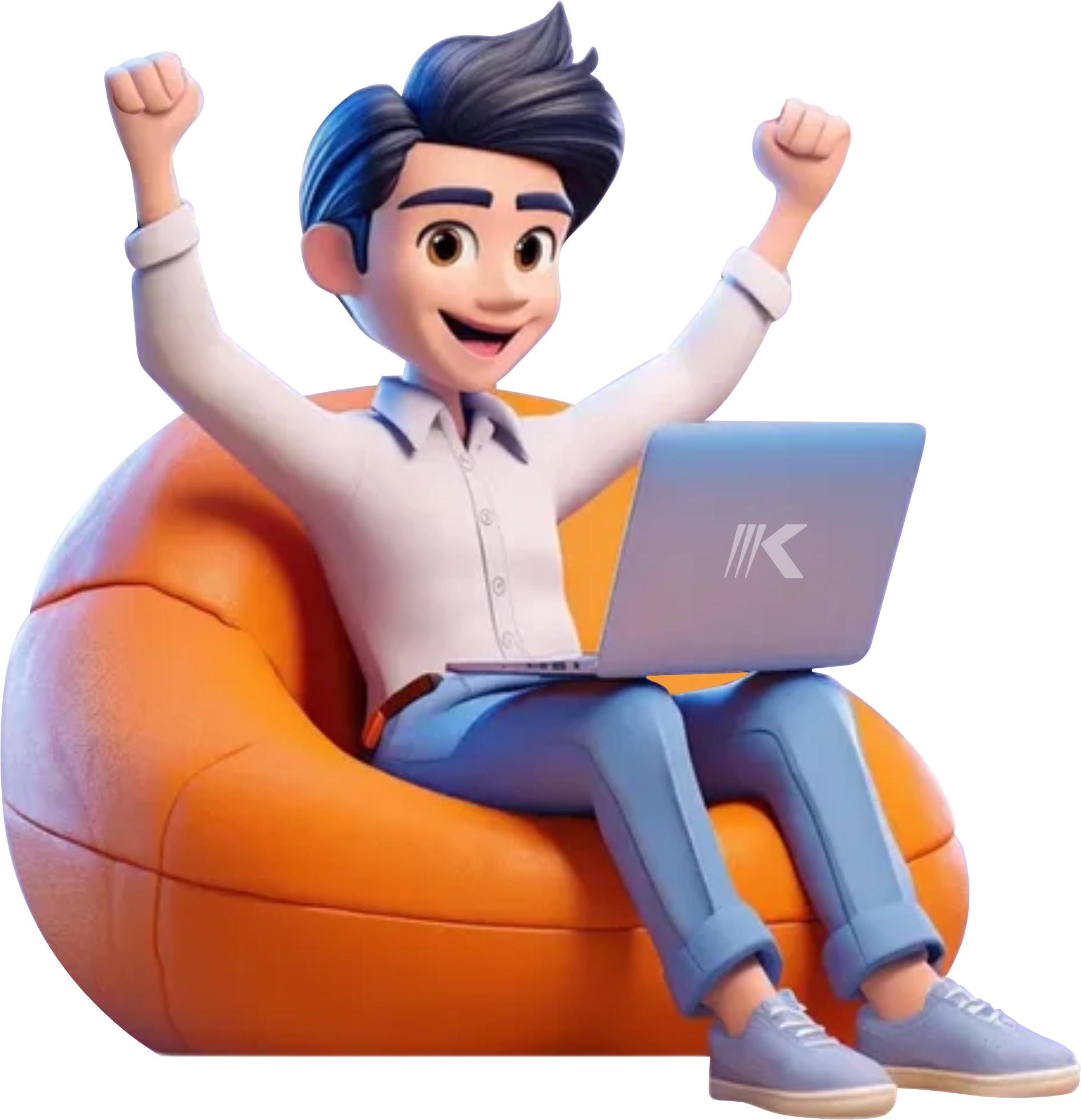 imagen empleo cartoon fondo transparente copia
