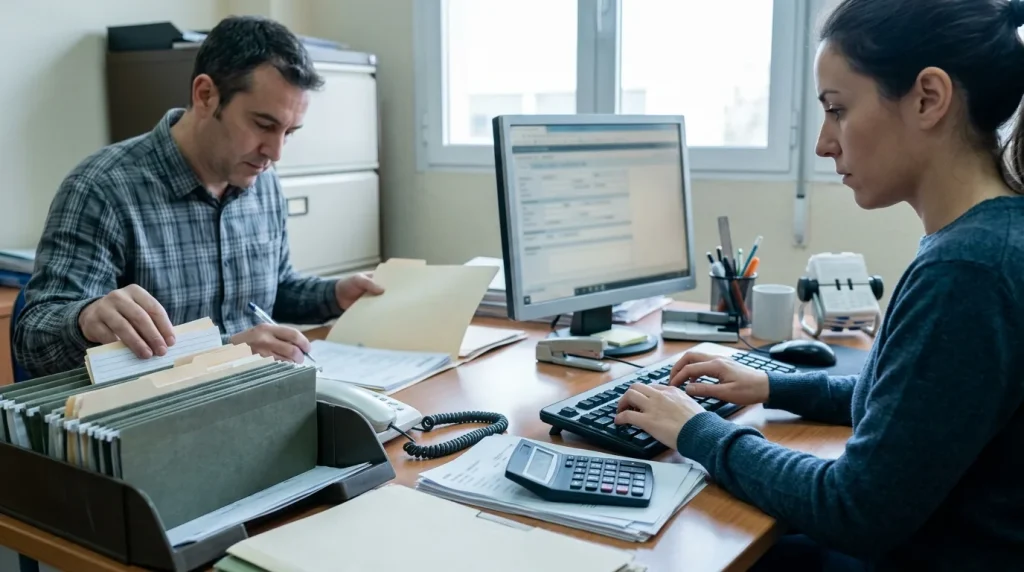 Actividades administrativas en la relación con el cliente