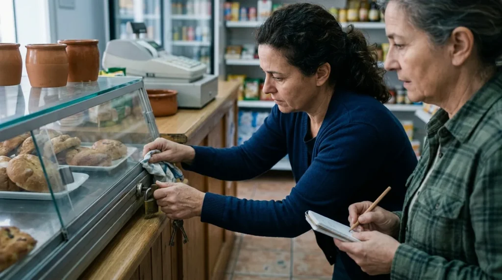 Actividades propias de la apertura diaria de establecimientos comerciales