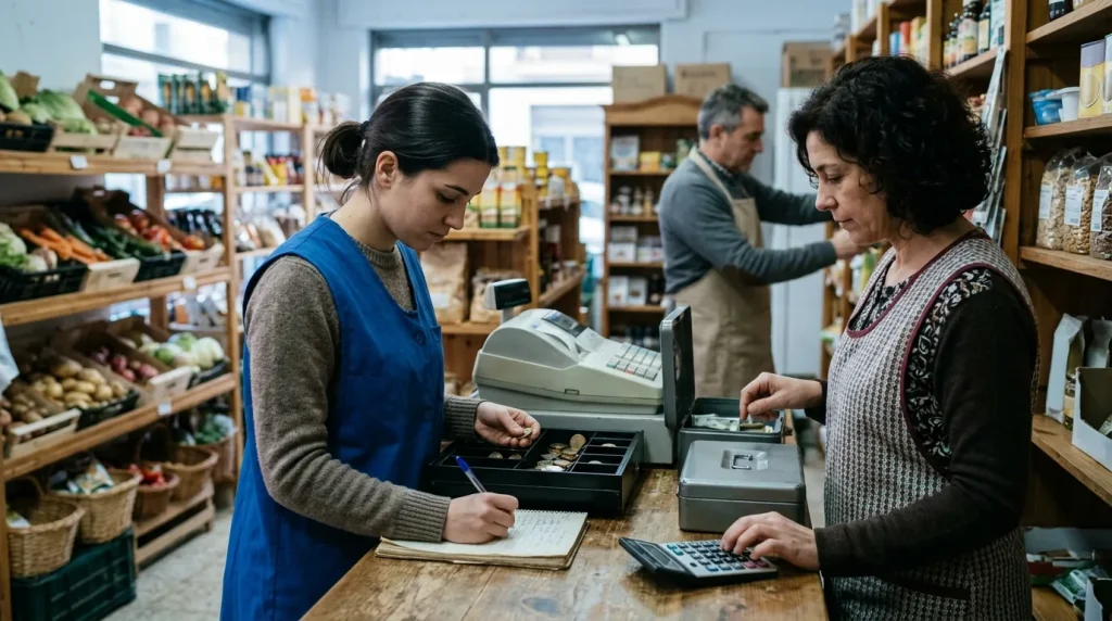 Actividades propias de la apertura diaria de establecimientos comerciales