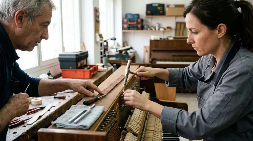 Afinación y armonización de pianos