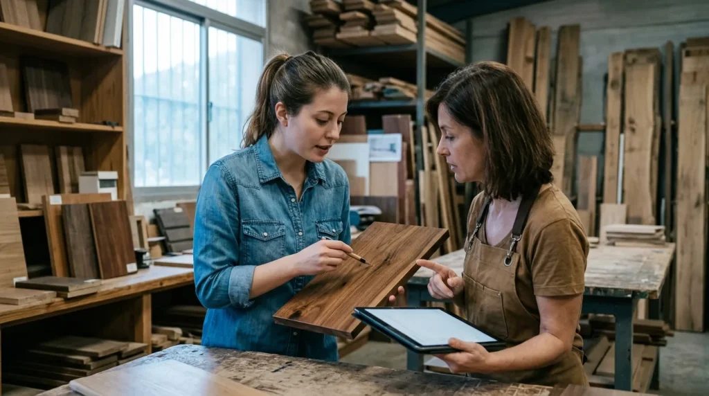 Comercialización de productos de madera