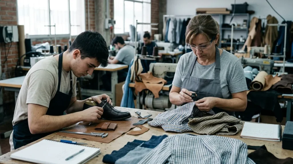 Control de calidad de productos en textil y piel