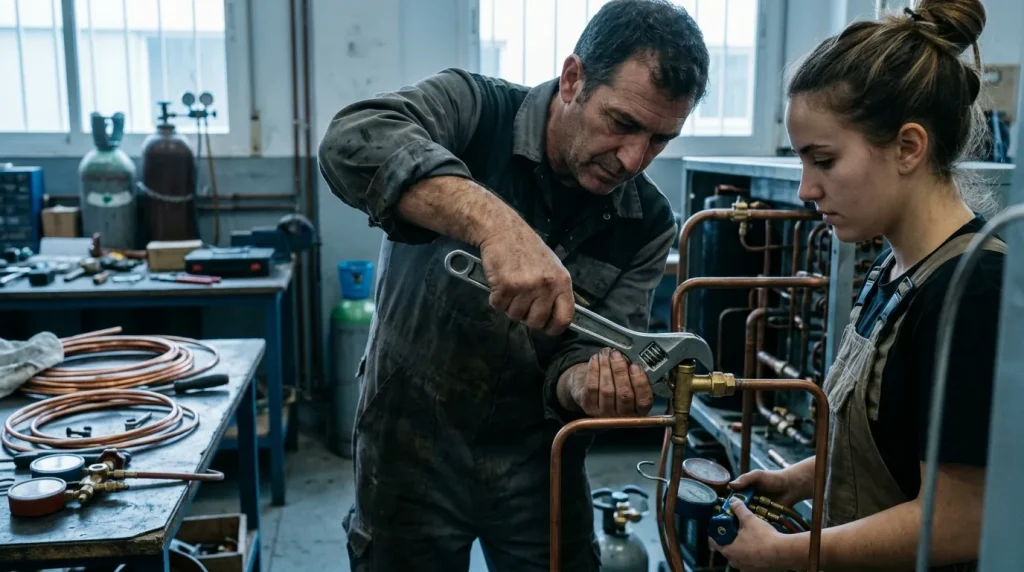 Curso básico sobre manipulación de equipos con sistemas frigoríficos de cualquier carga de refrigerantes fluorados