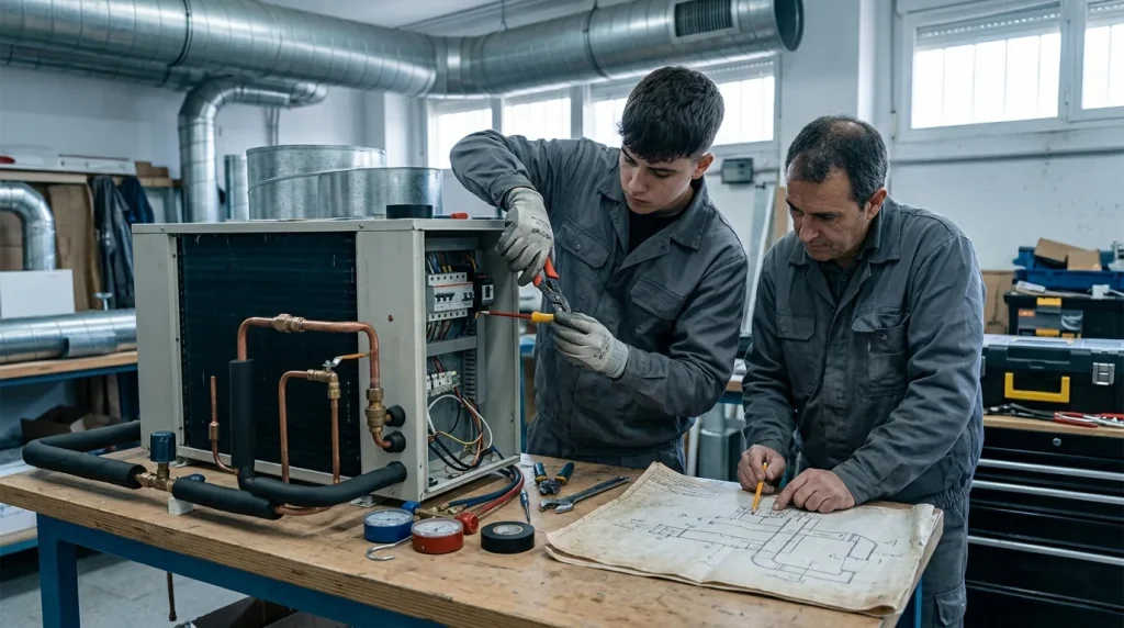 Desarrollo de proyectos de instalaciones de climatización y ventilación-extracción