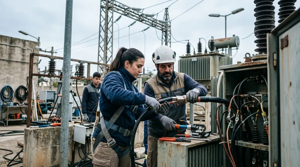 Desarrollo de proyectos de redes eléctricas de baja y alta tensión