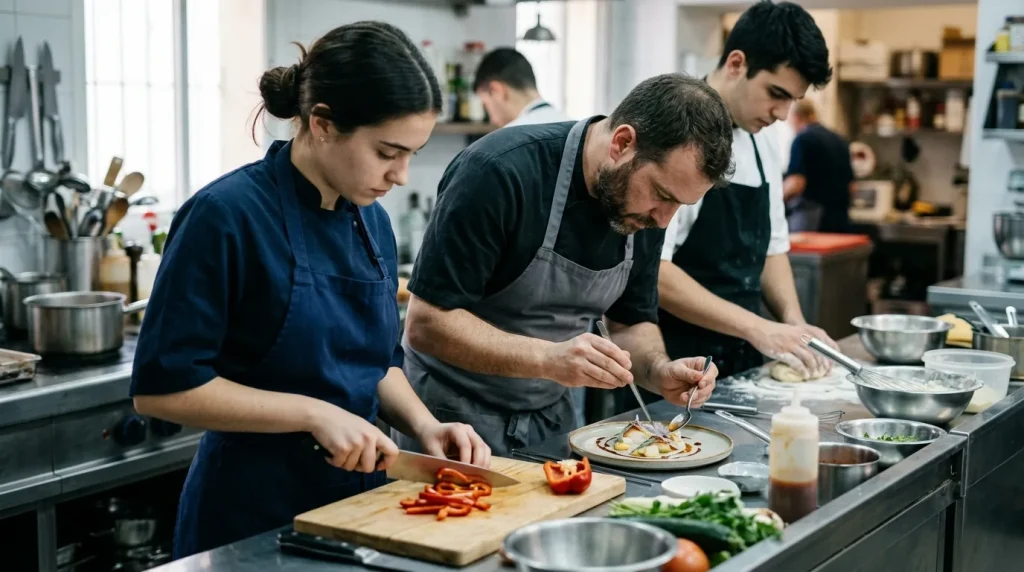 Dirección y producción en cocina