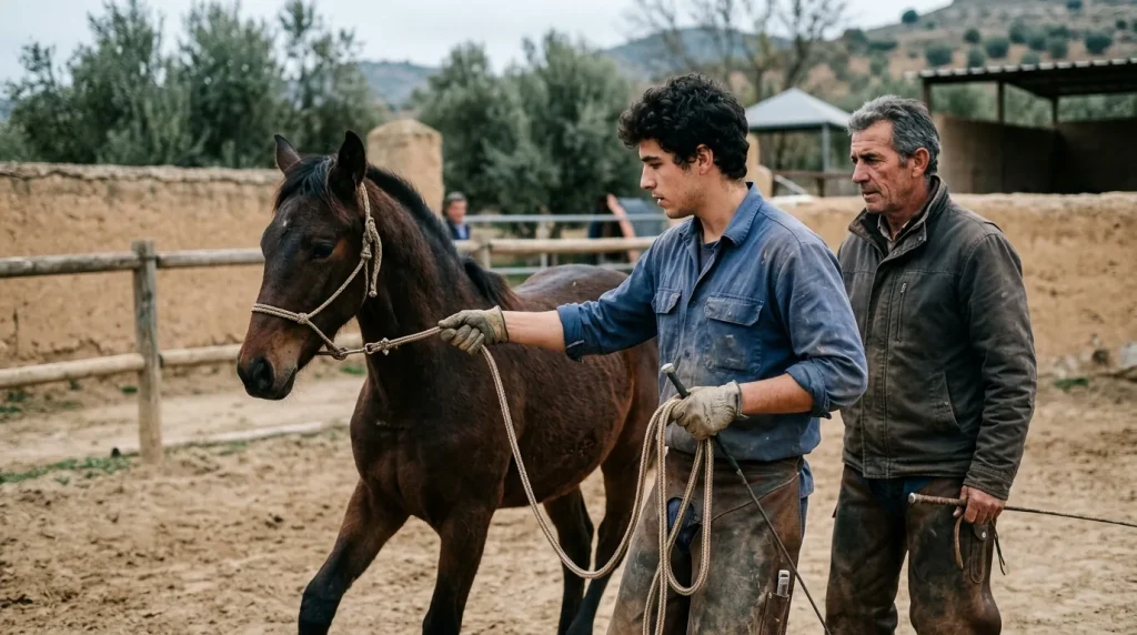 Doma básica del caballo