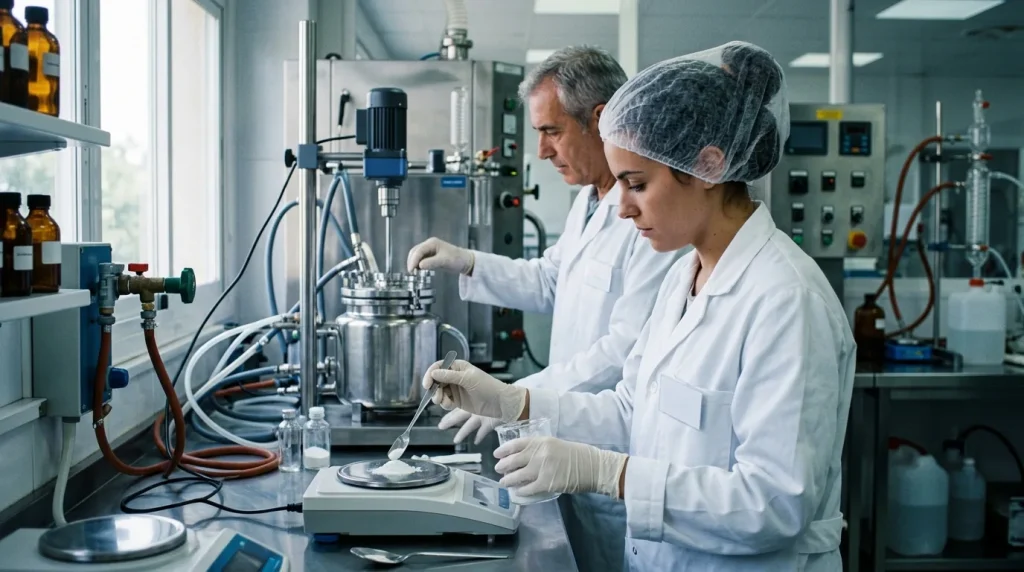 Elaboración de productos farmacéuticos y afines