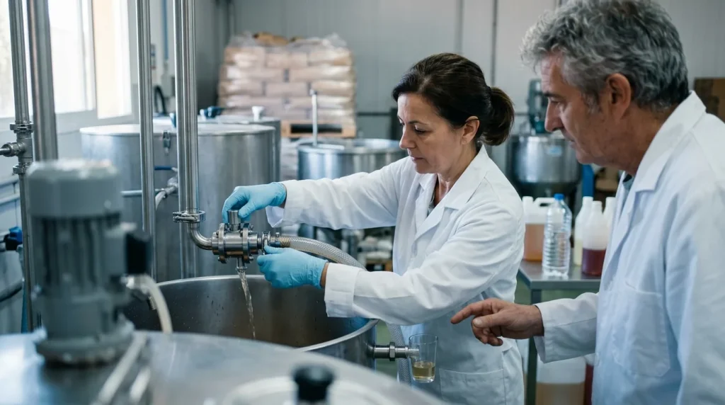 Elaboración de refrescos y aguas de bebida envasadas