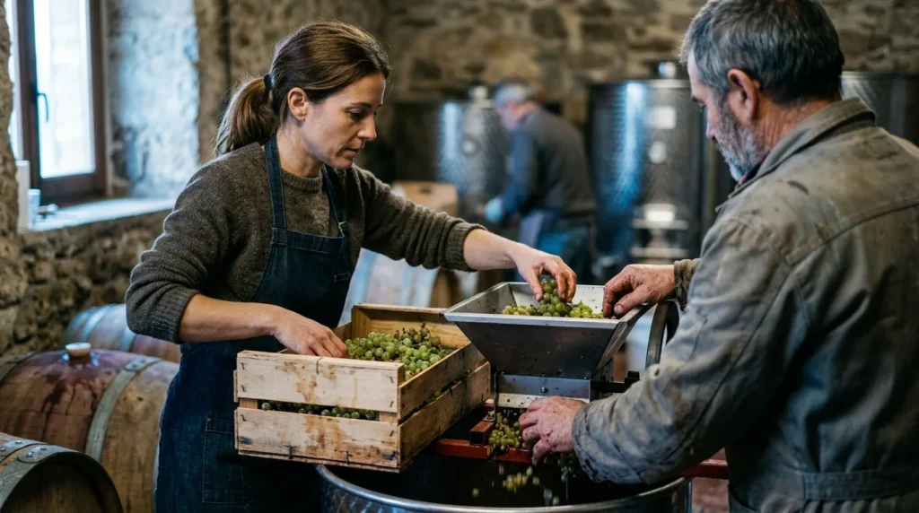 Elaboración de vinos y licores