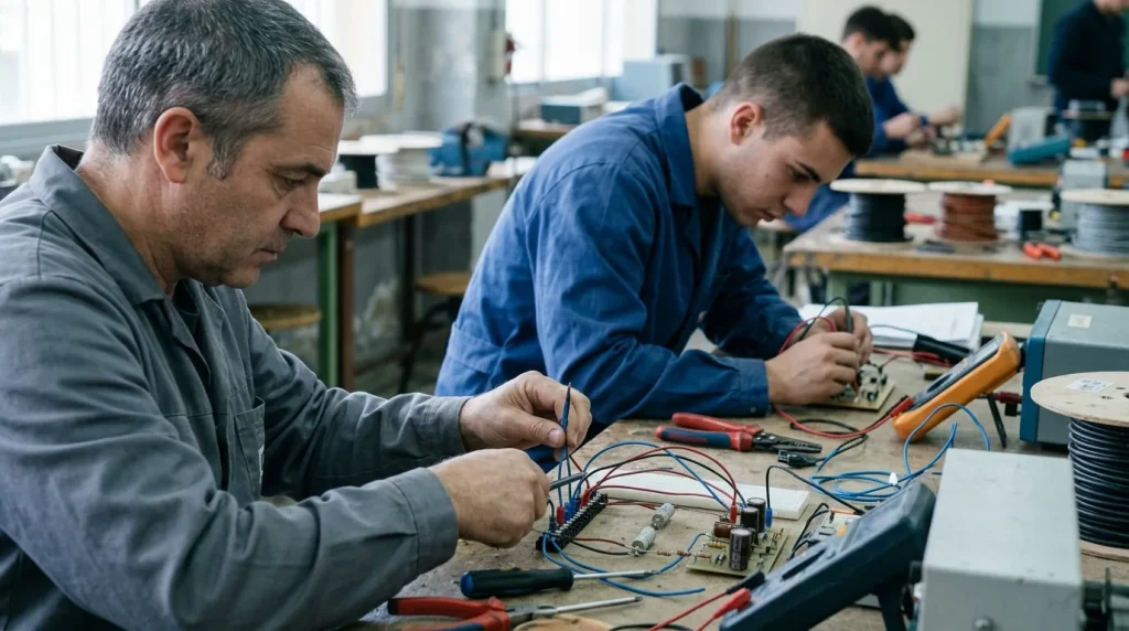 Electricidad para circuitos de corriente continua y alterna