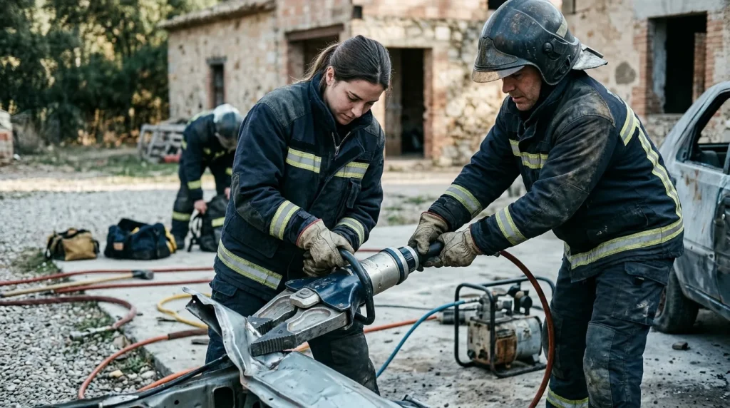 Extinción de incendios y salvamento
