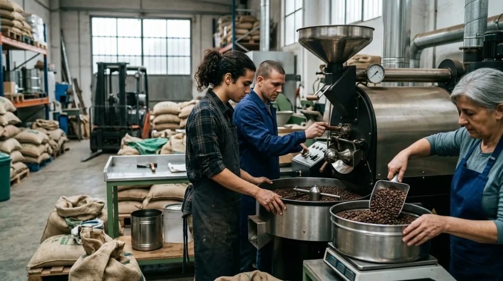 Fabricación de productos de cafés y sucedáneos de café
