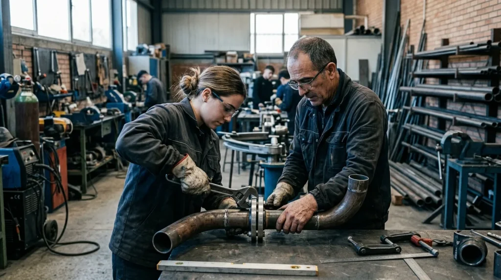 Fabricación y montaje de instalaciones de tubería industrial
