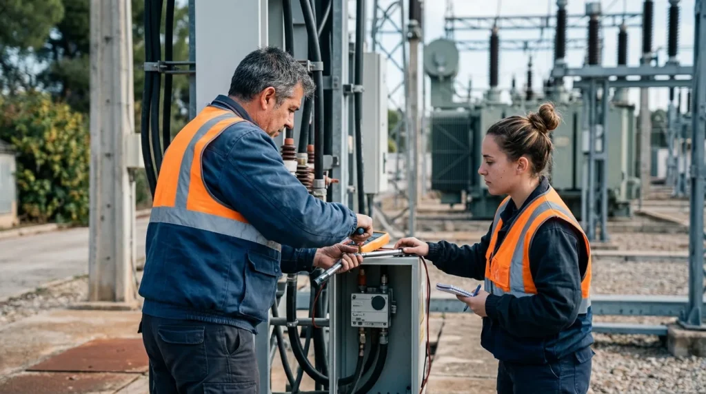 Gestión del montaje y mantenimiento de subestaciones eléctricas
