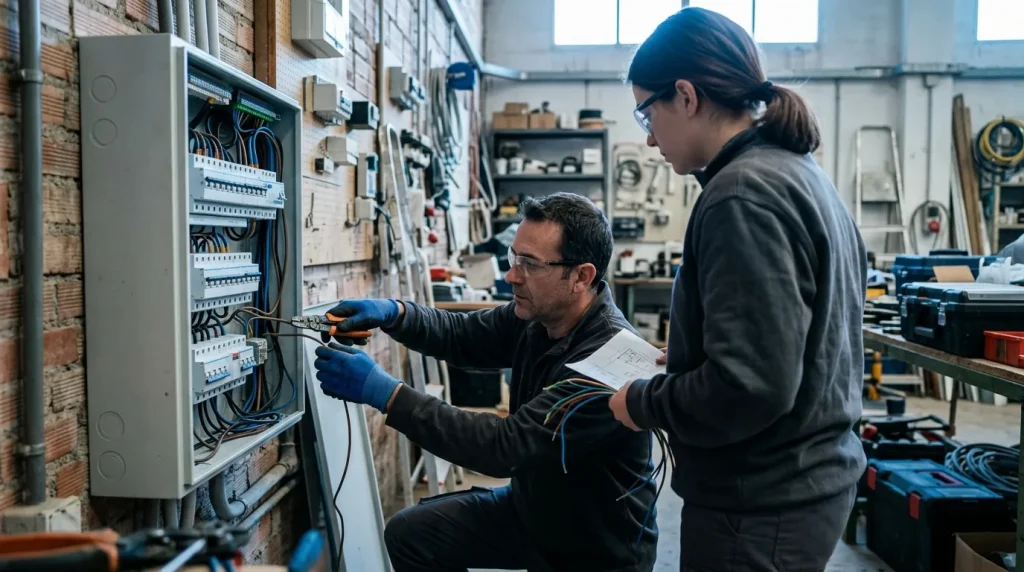 Gestión y supervisión del montaje y mantenimiento de instalaciones eléctricas en el entorno de edificios