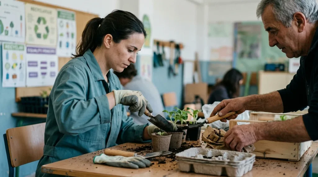 Inserción laboral, sensibilización medioambiental y en la igualdad de género