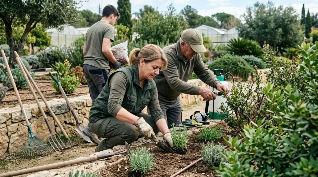 Instalación y mantenimiento de jardines y zonas verdes