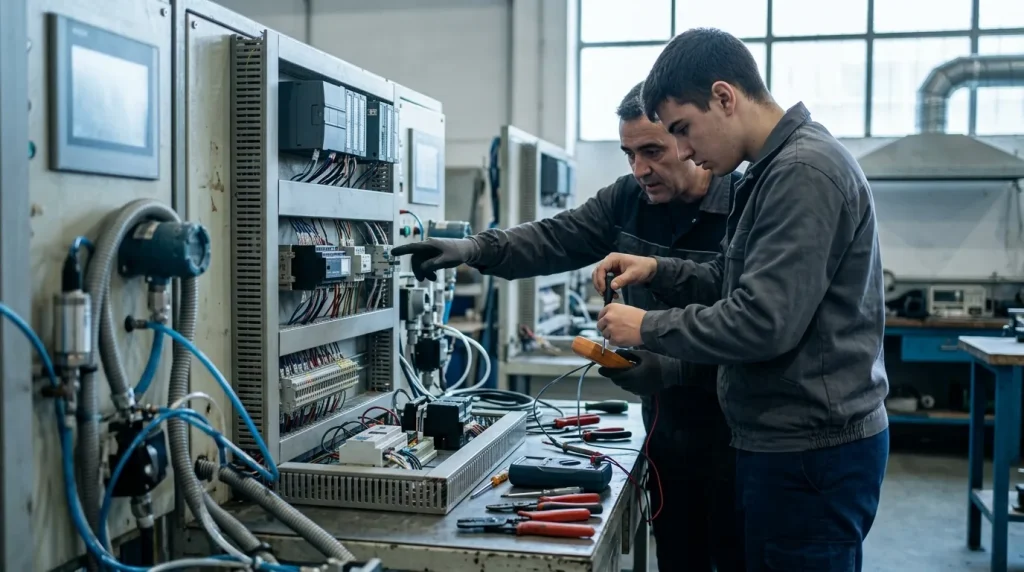 Instalación y mantenimiento de sistemas de instrumentación y control de procesos industriales