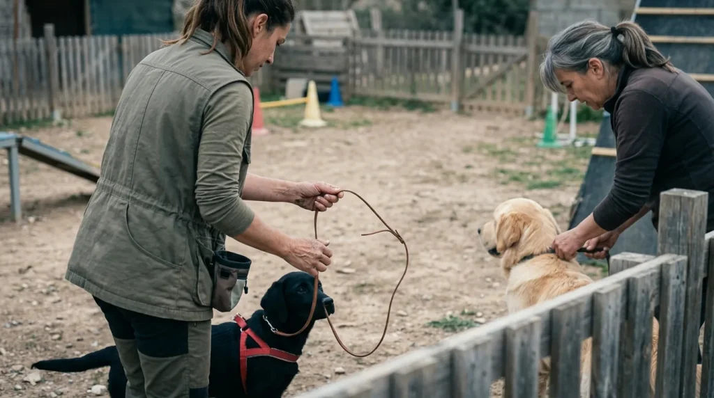 Instrucción de perros de asistencia