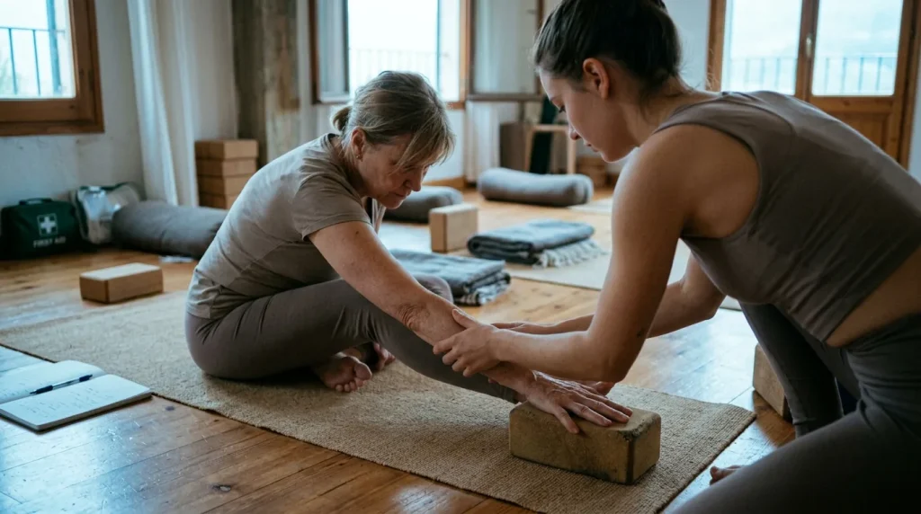 Instrucción en yoga