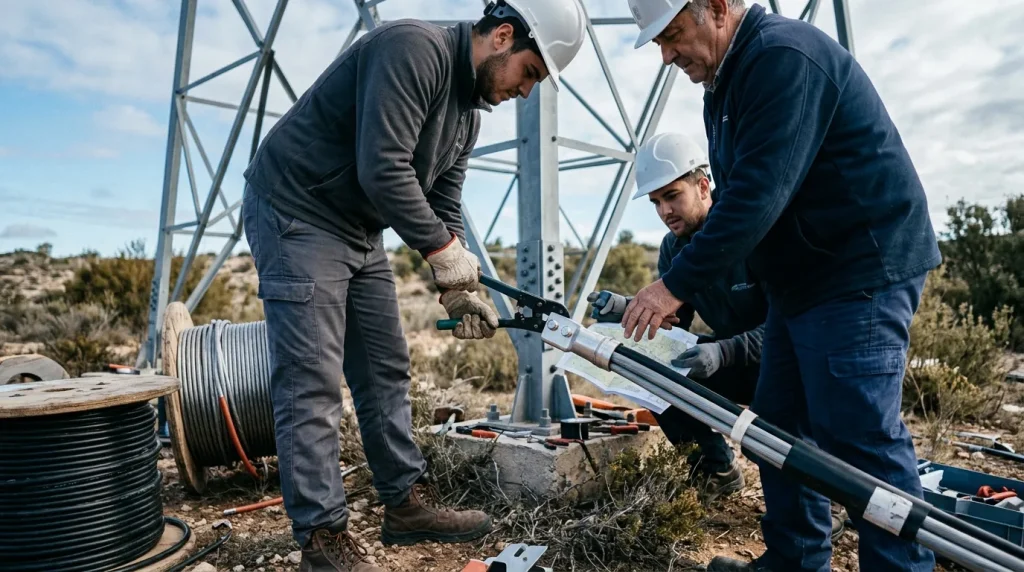 Líneas de transporte de energía eléctrica de alta tensión