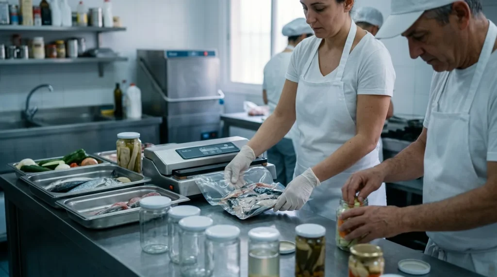 Manipulación en crudo y conservación de alimentos