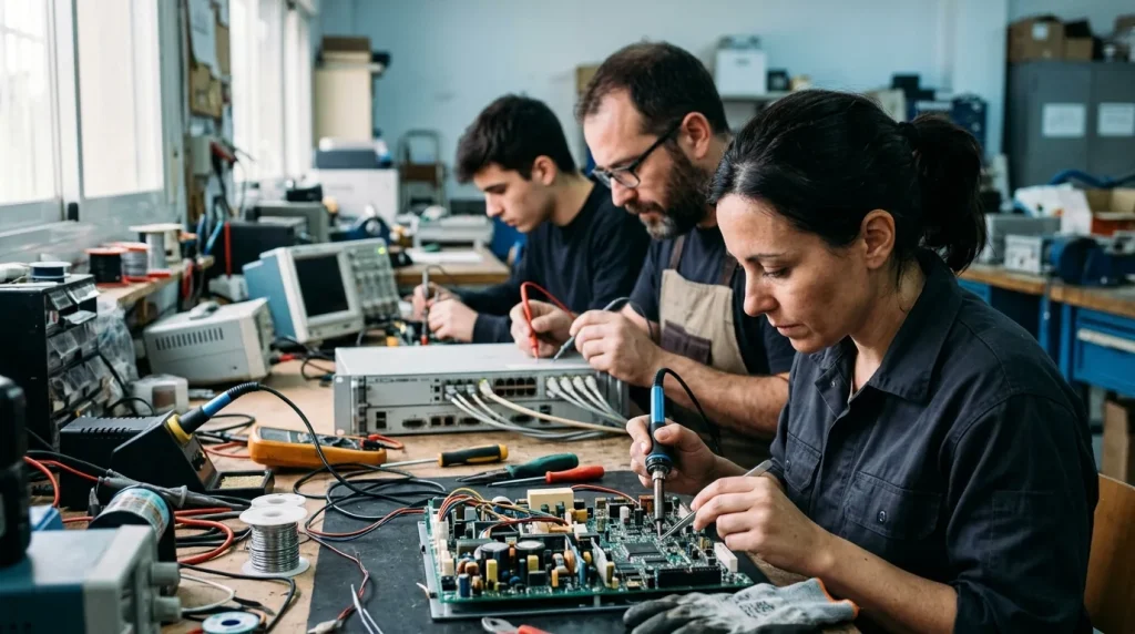 Mantenimiento de equipos electrónicos