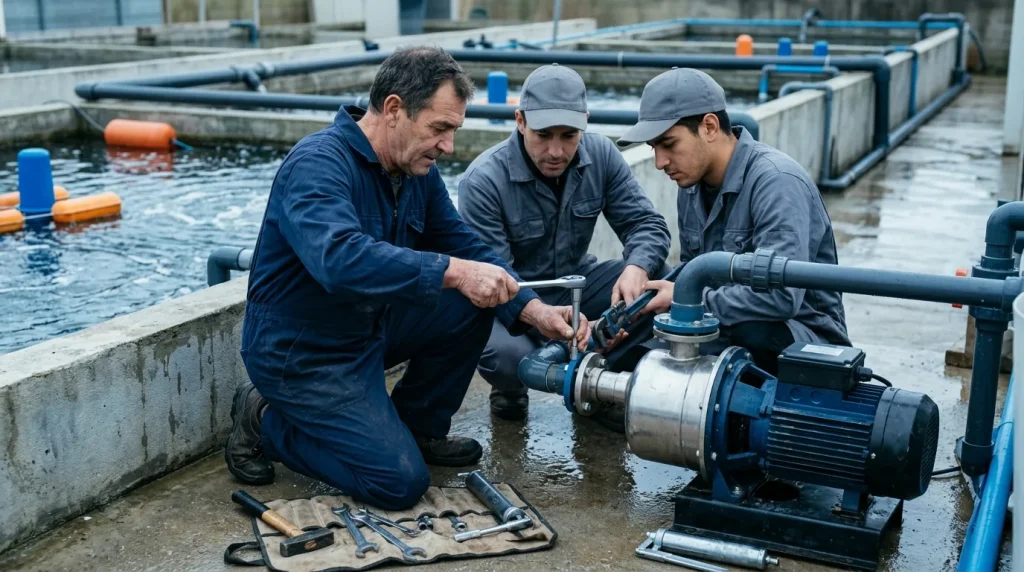 Mantenimiento de instalaciones en acuicultura