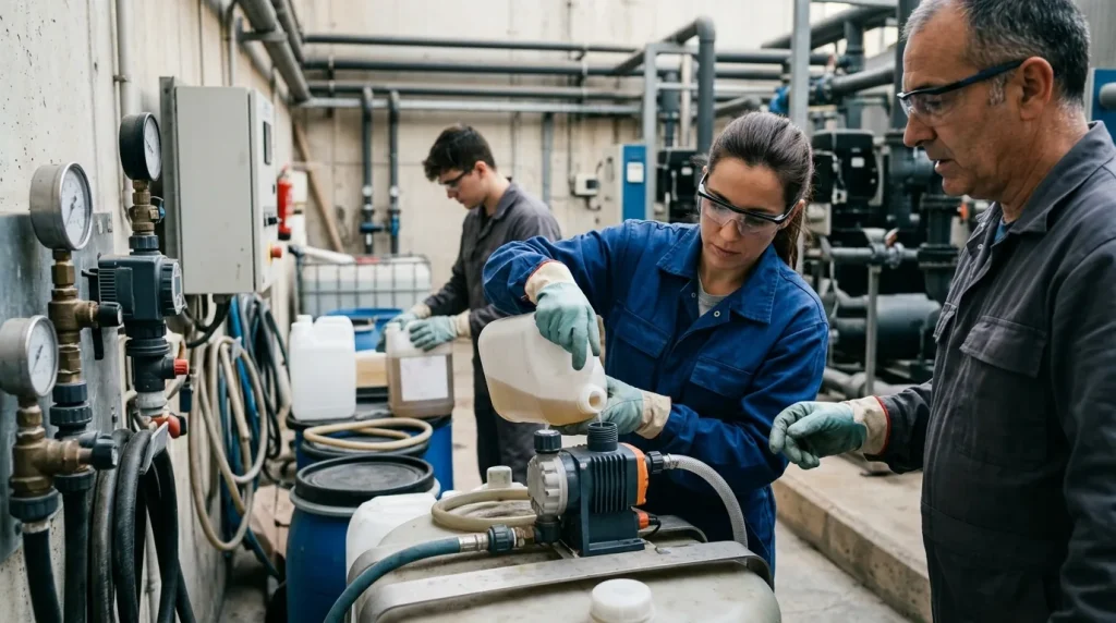 Mantenimiento higiénico-sanitario de instalaciones susceptibles de proliferación de microorganismos nocivos y su diseminación por aerosolización