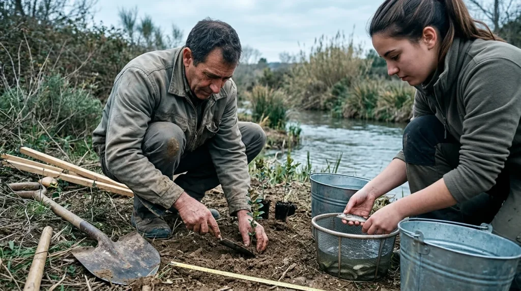 Mantenimiento y mejora del hábitat cinegético-piscícola