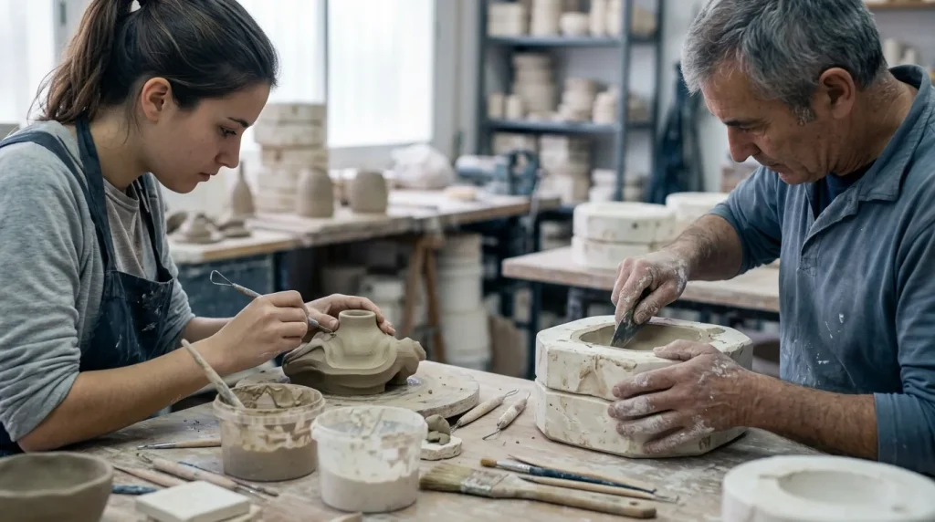Moldes y matricerías artesanales para cerámica
