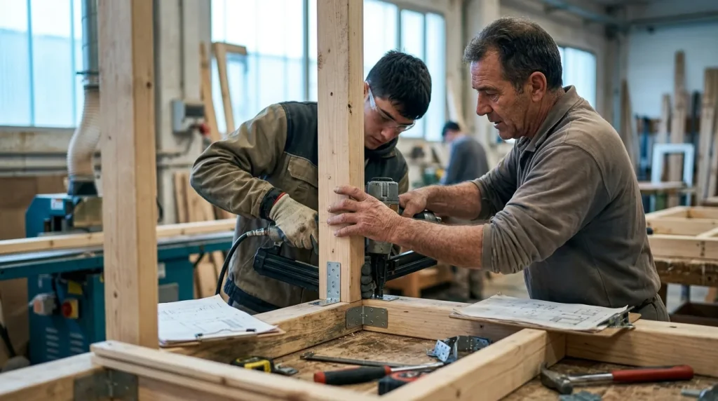 Montaje e instalación de construcciones de madera
