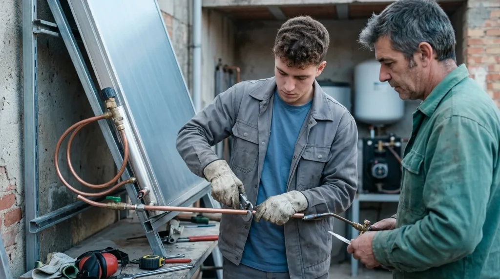 Montaje y mantenimiento de instalaciones solares térmicas