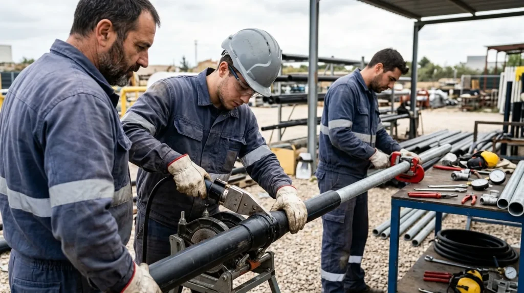 Montaje y mantenimiento de redes de gas