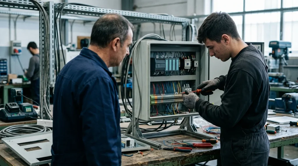 Montaje y mantenimiento de sistemas de automatización industrial
