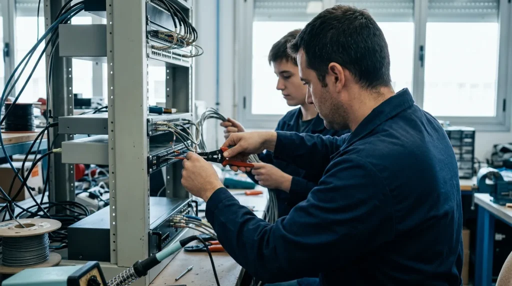 Montaje y mantenimiento de sistemas de producción audiovisual y de radiodifusión