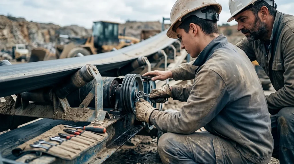 Montaje y mantenimiento mecánico de instalaciones y equipos semimóviles en excavaciones y plantas
