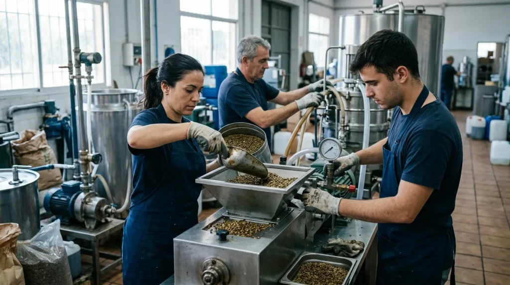 Obtención de aceites de semillas y grasas