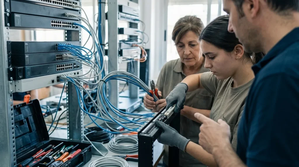 Operación en sistemas de comunicaciones de voz y datos