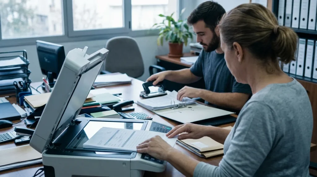 Operaciones auxiliares de servicios administrativos y generales