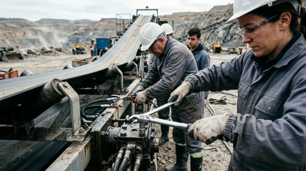 Operaciones auxiliares en el montaje y mantenimiento mecánico de instalaciones y equipos de excavaciones y plantas
