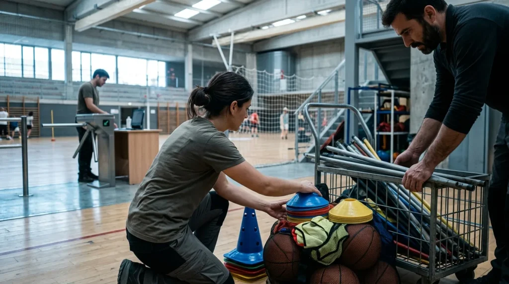 Operaciones auxiliares en la organización de actividades y funcionamiento de instalaciones deportivas