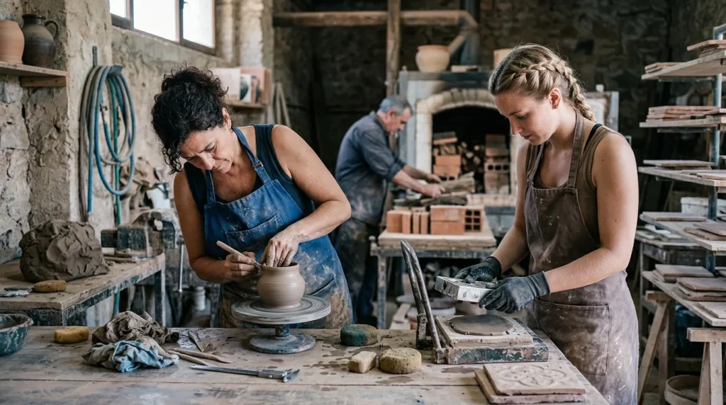 Operaciones de fabricación de productos cerámicos conformados