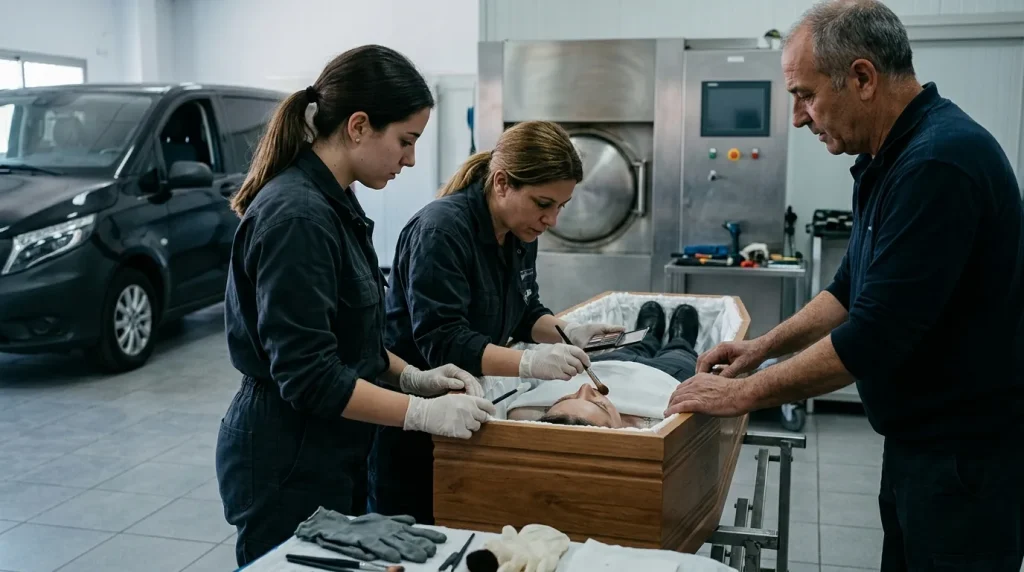Operaciones en servicios funerarios