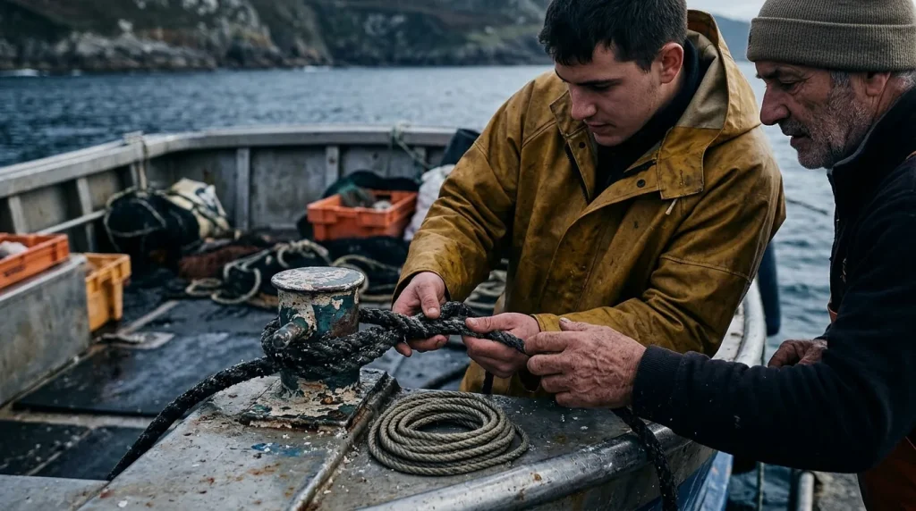 Operaciones en transporte marítimo y pesca de bajura