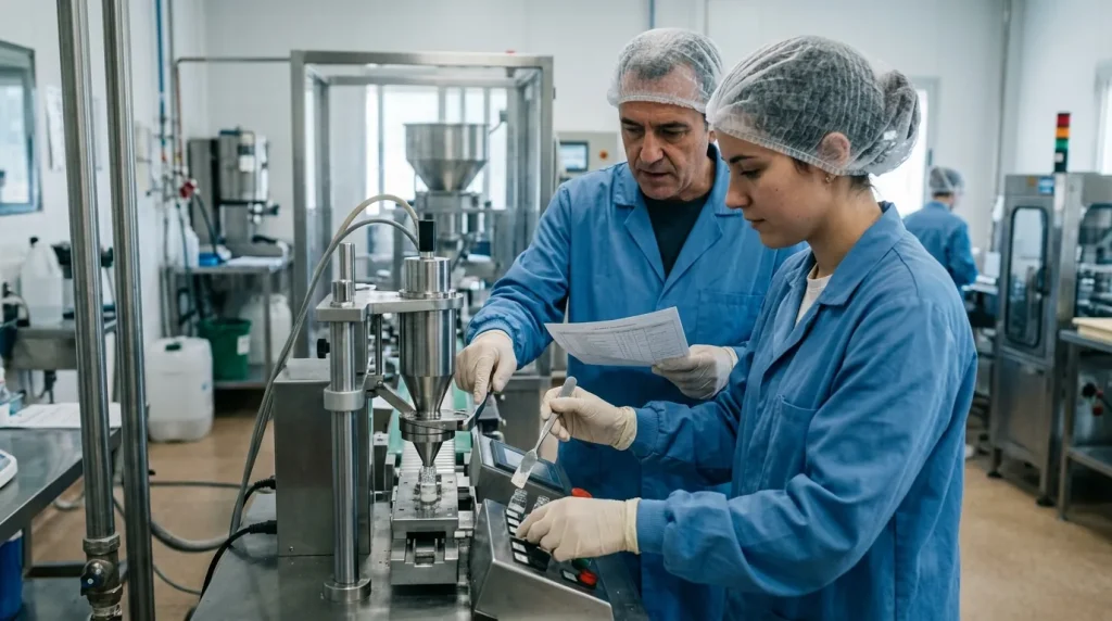 Organización y control de la fabricación de productos farmacéuticos y afines