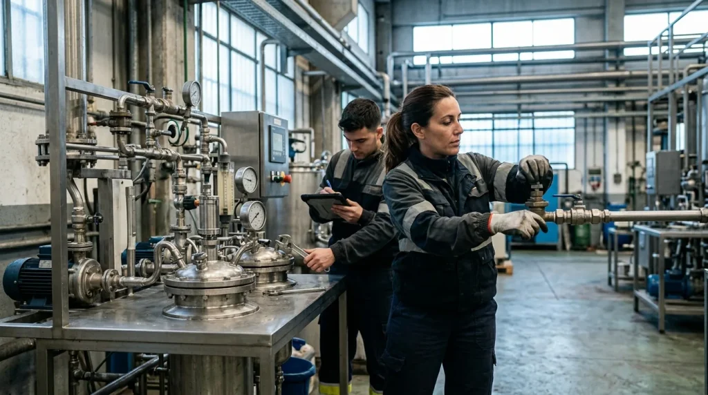 Organización y control de los procesos de química transformadora
