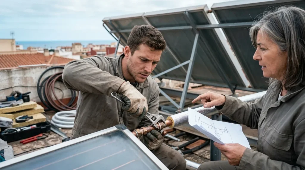 Organización y proyectos de instalaciones solares térmicas